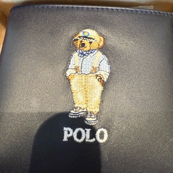 100% b new in box polo bear rare wallet preppy - Picture 1 of 5